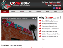 Tablet Screenshot of fixcarnow.com